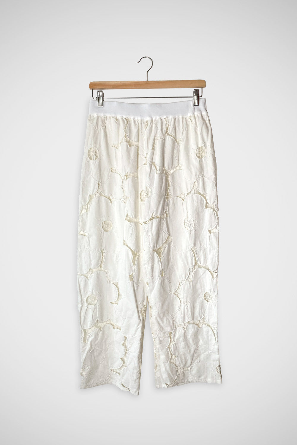 White Holiday Trousers