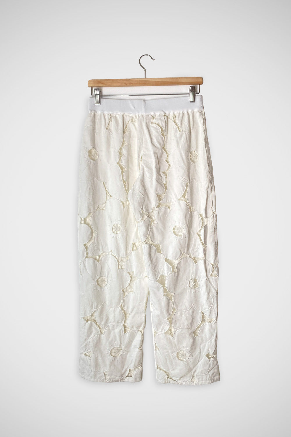 White Holiday Trousers