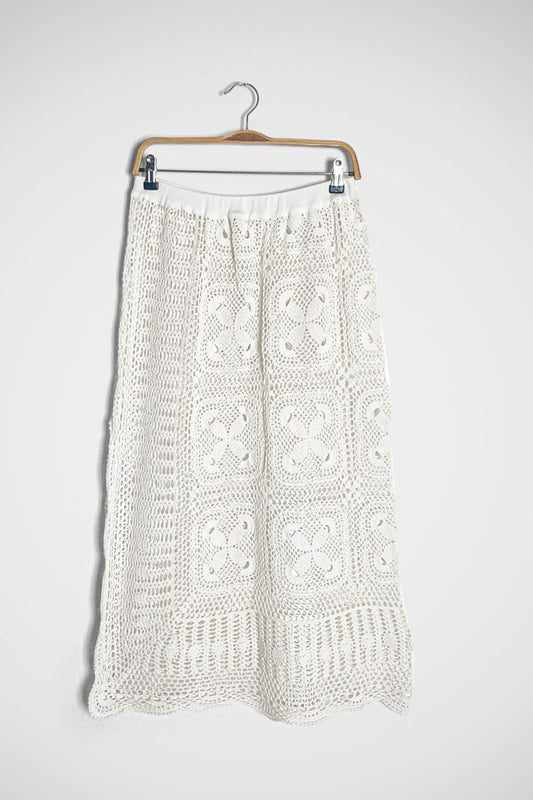 White Lace Skirt