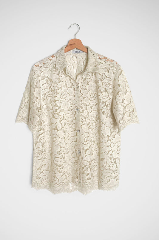 Off-White Lace Shirt