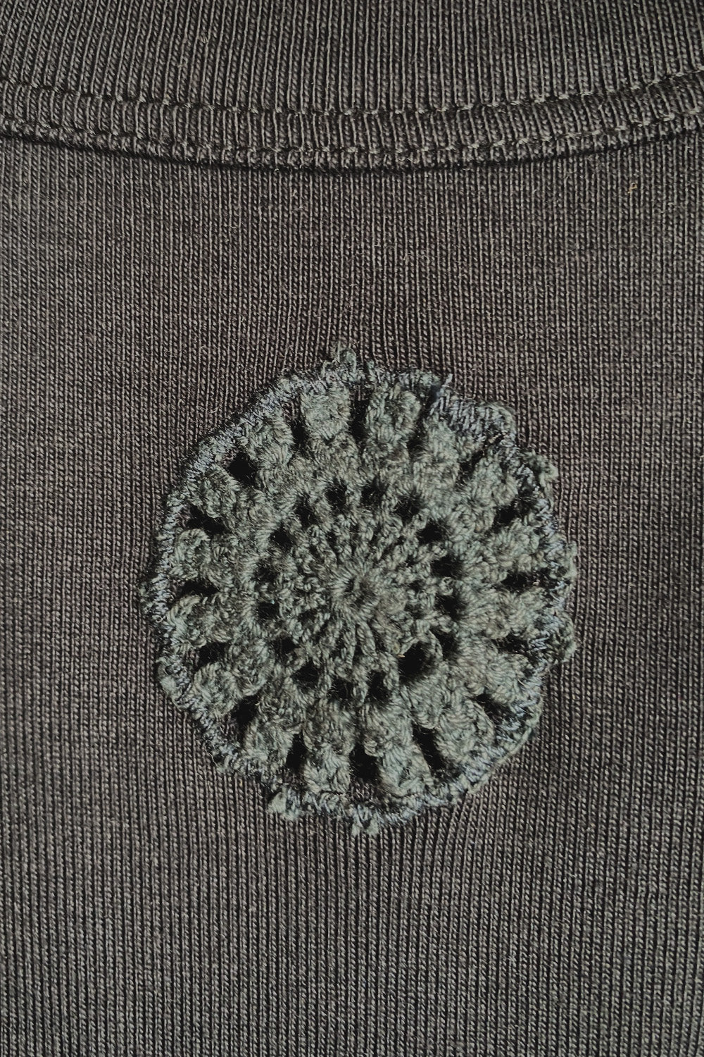 Black Flower Tank Top