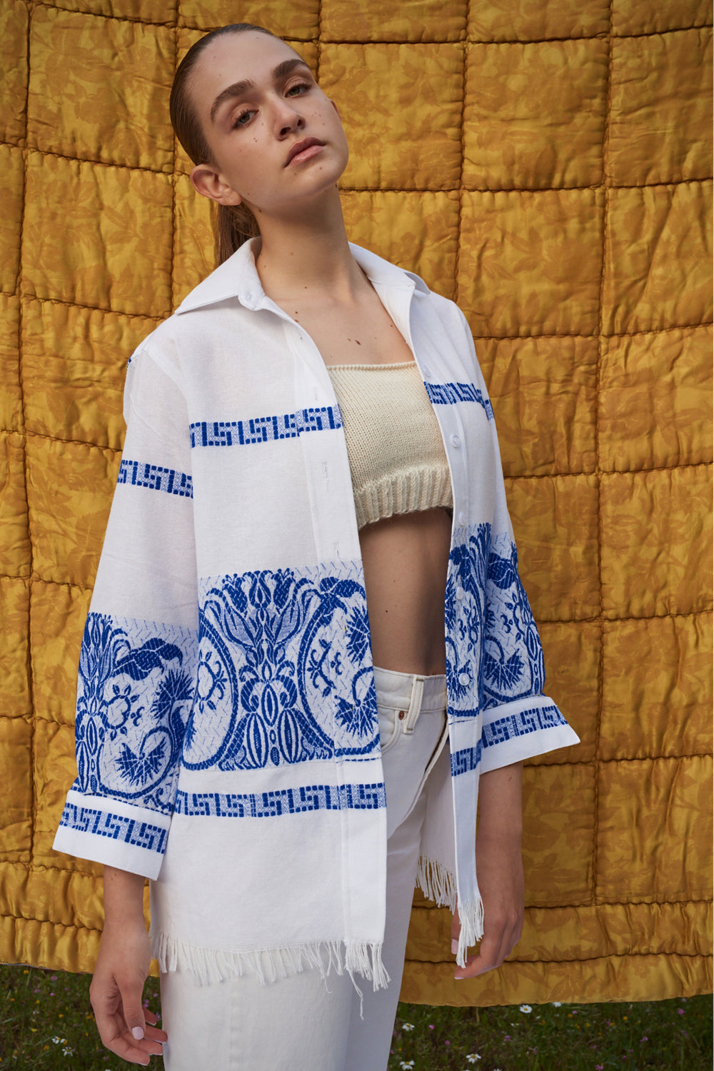 Blue Vase Greek Shirt