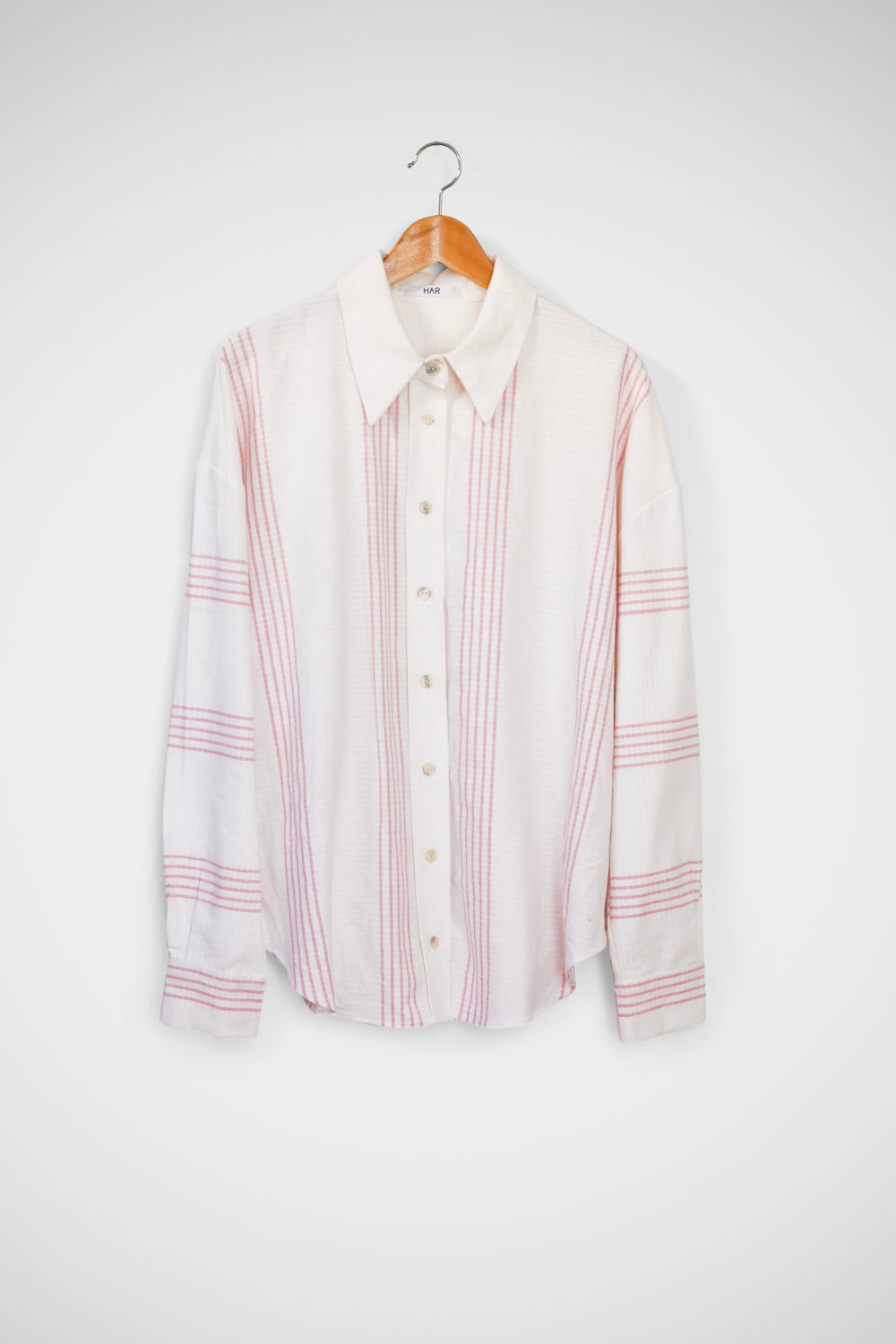 Pink Linen Stripes