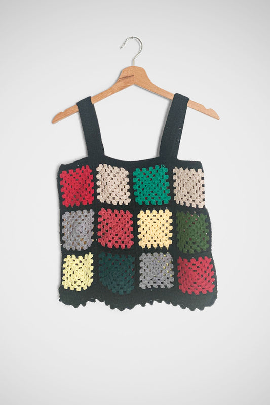 Knitted Squares Top